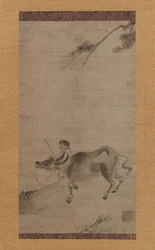 Gardien de bœufs, première moitié du XVe siècle