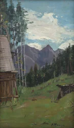 Vue sur les montagnes près de Radmer en Haute-Styrie