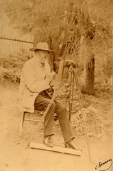 Portrait du poète Yakov Petrovich Polonsky à l