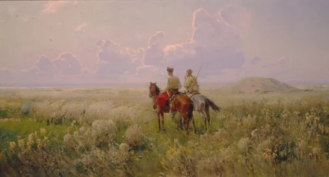 Cosaques dans la steppe