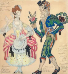 Mozart, Figaro / Figurines Sudeikin