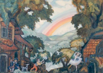 A.Adam, Giselle / Décor de scène Sudeikin