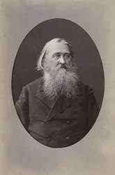 Portrait du poète Aleksey Nikolayevich Pleshcheyev 1825-1893, 1870