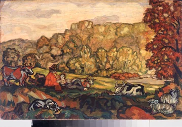 Scène pastorale