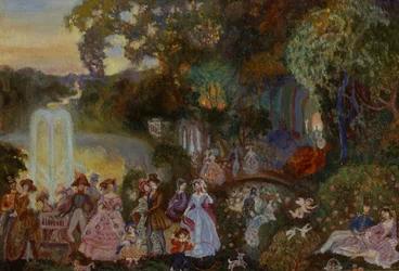 Fête populaire, 1906