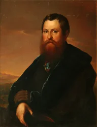 Portrait du marchand Piotr Semionovitch Sapojnikov