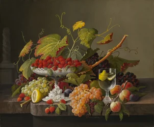 Une abondance de fruits, c.1860
