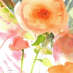Fleurs de pêcher délicates