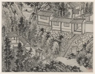 Douze Vues de la Colline du Tigre, Suzhou : Le Refuge des Pins