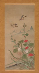 Oiseaux et fleurs d