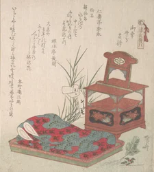 Cabinet pour la toilette et les vêtements de lit, probablement 1819