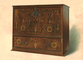 Cabinet incrusté de marqueterie, 1904