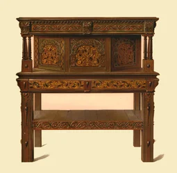 Buffet debout en chêne, 1904