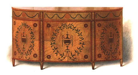 Commode en Bois de Satin