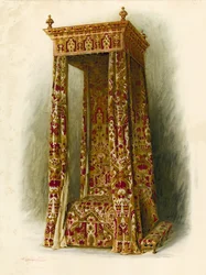 Lit capitonné, Hampton Court Palace