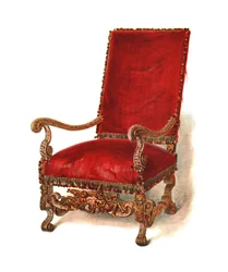 Chaise rembourrée, 1905