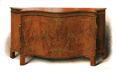 Commode incrustée, 1907-1908