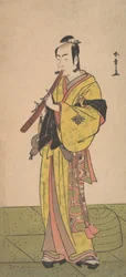 Ichikawa Bennosuke en tenue de Komuso, vers 1788