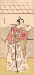 Ichikawa Danjuro V en samouraï de haut rang, vers 1778