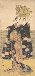 Le premier Nakamura Nakazo dans le rôle du fantôme de Shiragiku