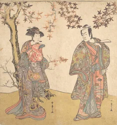Le deuxième Ichikawa Monnosuke en homme désarmé, probablement 1778