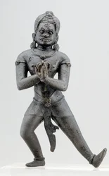 Divinité démoniaque, culture de Lopburi (bronze)