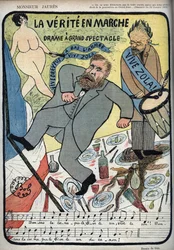 Affaire Dreyfus - Monsieur Jaurès - La Vérité en marche, drame à grand spectacle - Vive Dreyfus, Vive Zola, à bas l