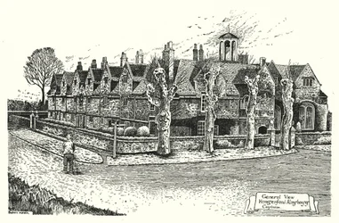 Vue générale, hospices de Hungerford, Corsham
