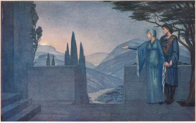 Le prince et Elsie. "Ah pas si tôt, voyez ce feu là-bas, c