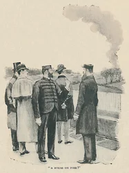Une maison en feu, 1892