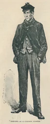 Habillé comme un vagabond