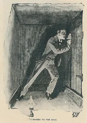 Je me suis précipité vers la porte, 1892