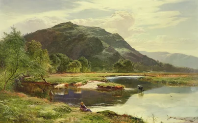 Scène de loch des Highlands