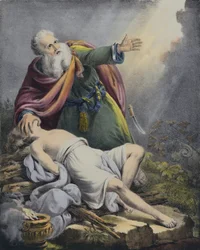 Abraham offrant son fils Isaac