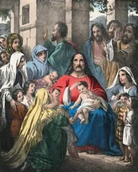 Le Christ bénissant les petits enfants