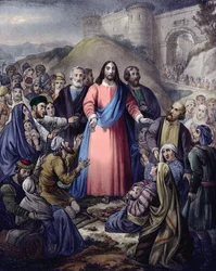Christ guérissant la multitude