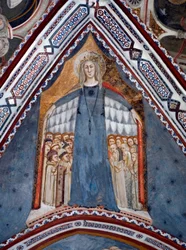 Représentation de la Vierge Marie Mère de l