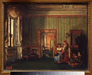 Intérieur de la maison du prince Alexandre Galitzine à Rome (Italie)