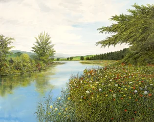 Au bord de la rivière