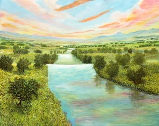 Vague de rivière