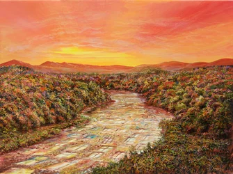 Rivière de verre