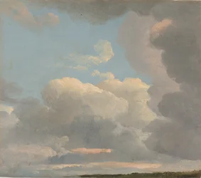 Étude de nuages en début de soirée, ca. 1786-1806