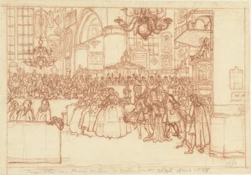 Baptême du prince Guillaume V, 1748