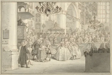 Baptême du prince Guillaume V, 1748
