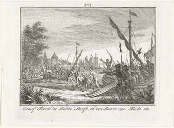 La Mort de Floris III de Hollande à Antioche, 1784