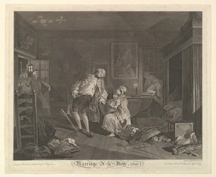 Mariage à la mode, planche V