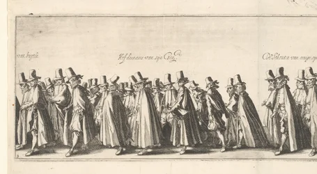 Le cortège funèbre (planche 3), 1615