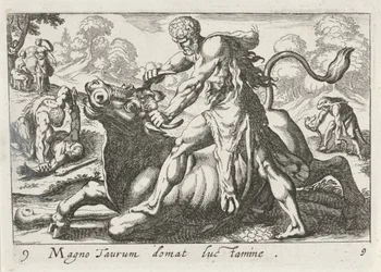Hercule en combat avec Achélous