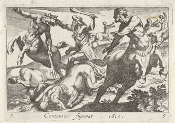 Hercule combattant les centaures