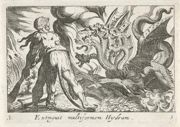 Hercule combattant l